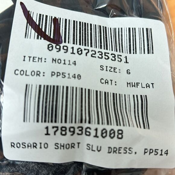 Madewell V-Neck Mini Dress in Abstract Animal - Picture 7 of 8